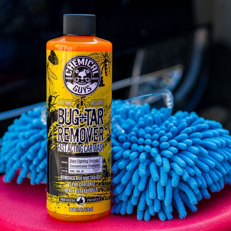 Dung dịch tẩy xác côn trùng, nhựa cây khi đậu dưới bóng cây Chemical Guys Bug and Tar Remover Fast Acting Car Wash 478ml