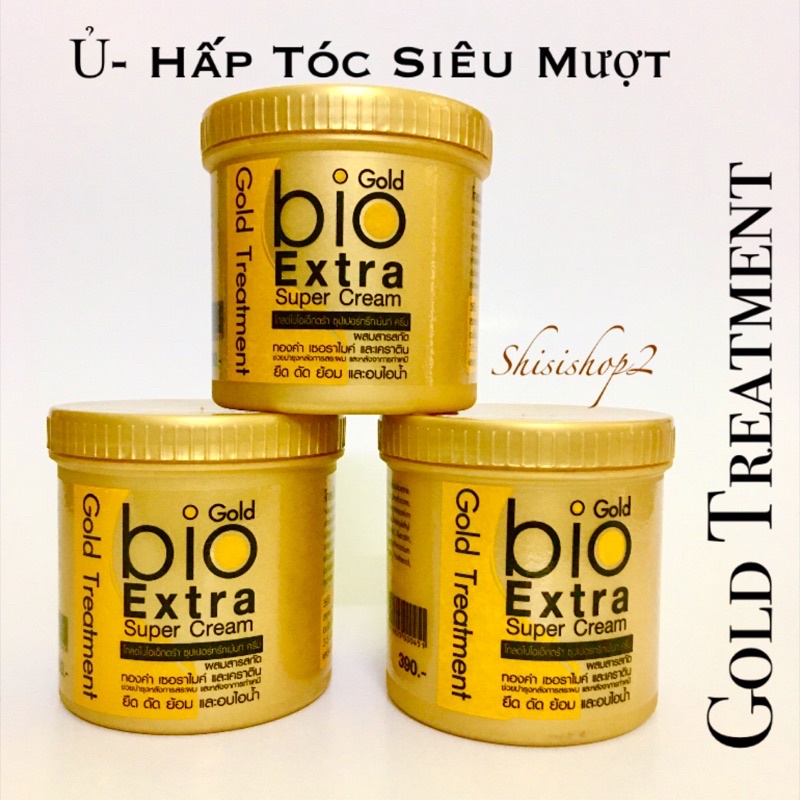 💐Kem Ủ- Hấp tóc siêu thơm mượt Bio Extra Super Cream nội địa Thái hũ 500mL