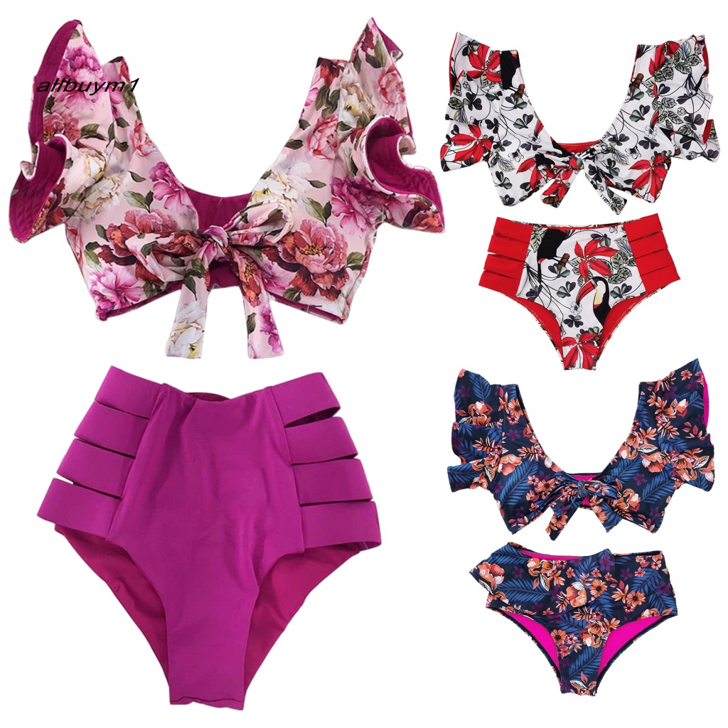 Bộ Đồ Bơi Bikini Mềm Mại Màu Sáng Gợi Cảm Cho Nữ