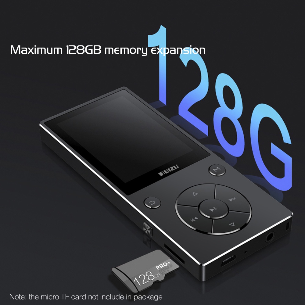 Máy Nghe Nhạc MP3 FAAEAL RUIZU D11 Kết Nối Bluetooth 8GB Âm Thanh HiFi Có Loa Tích Hợp Đài FM Hỗ Trợ Thẻ Nhớ TF