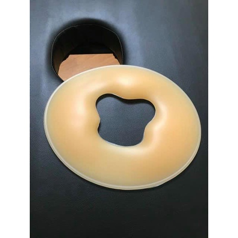 Gối silicon úp mặt massa trong spa