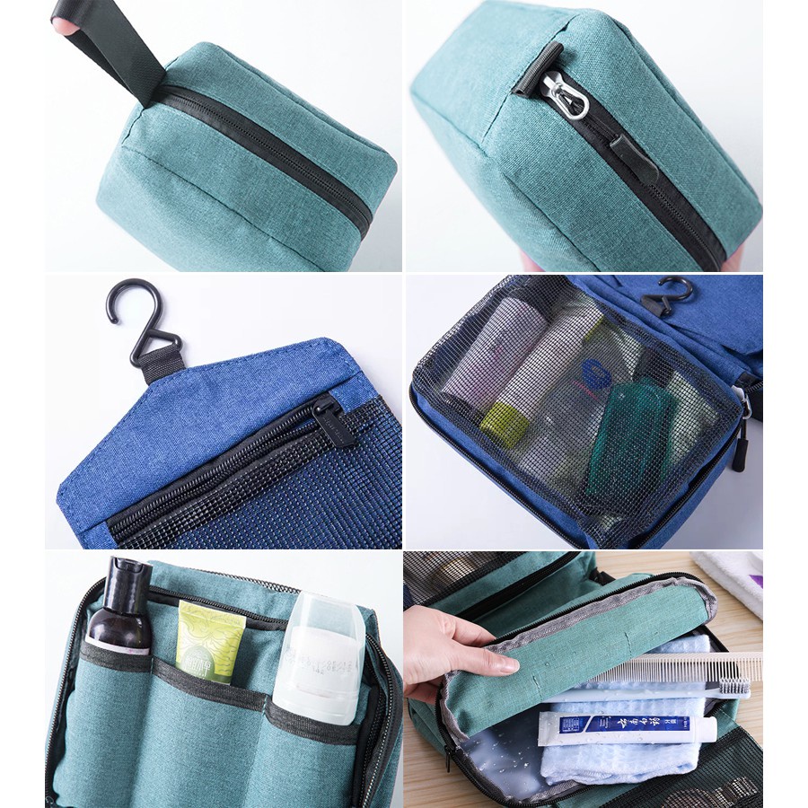 Cationic Túi Đựng Mỹ Phẩm Cỡ Lớn Có Móc Treo Tiện Dụng Cho Nam Và Nữ HSU