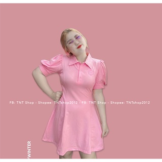 ĐẦM POLO THÊU [ TNT SHOP BIGSIZE 60KG 90KG ]