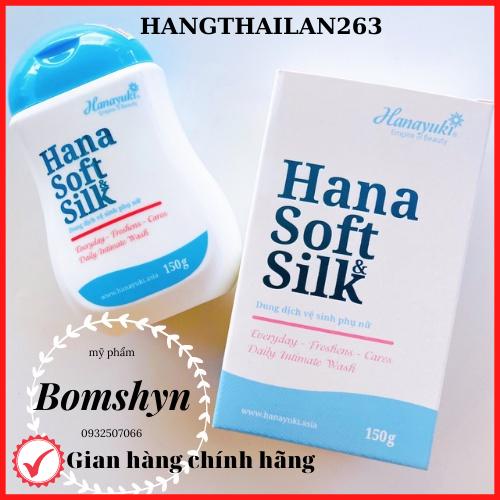 [Chính hãng] Dung dịch vệ sinh phụ nữ Hana soft silk hanayuki 150ml giúp khử mùi lưu hương dịu nhẹ