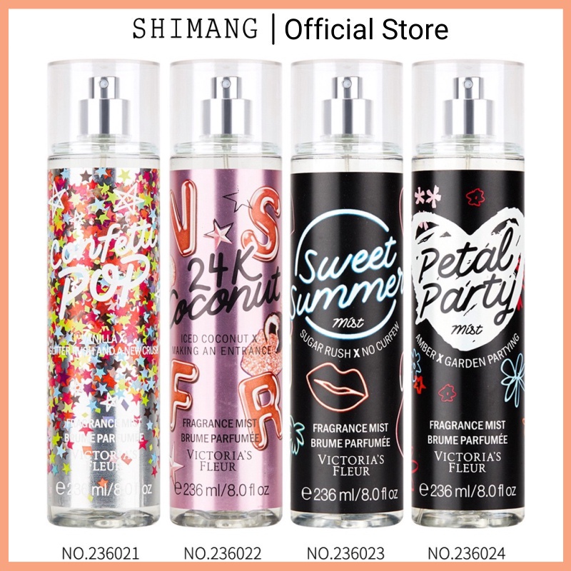 Nước hoa toàn thân, xịt thơm body mist VICTORIA 236ml