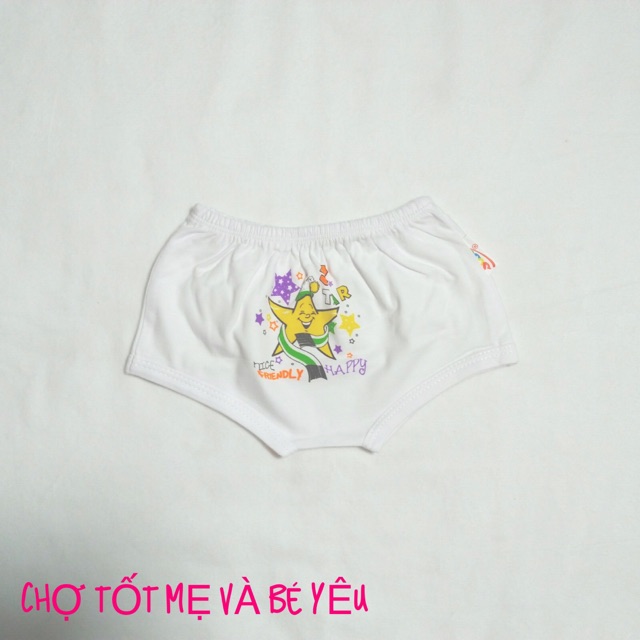 Set 5 Quần Ngắn Cho Bé, Quần Đùi Đáy Ngang Đóng Tã Cho Bé Sơ Sinh Cotton In Hình  (3-13KG)