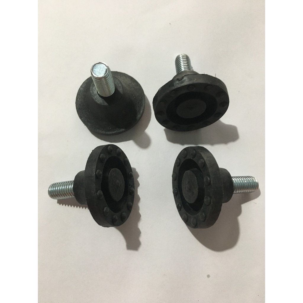 Bộ 10 chiếc M10x20 tăng chỉnh chiều cao, chân tăng ren 10 phần ren dài 2cm, đế chân tăng giảm chiều cao cho bàn ghế_phễu