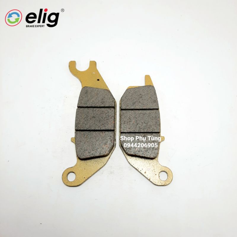 Má phanh. Bố thắng đĩa sau ELIG, mã FA343 lắp cho Exciter 135 và 150, Sonic, Raider, Fz150 và một số xe khác.