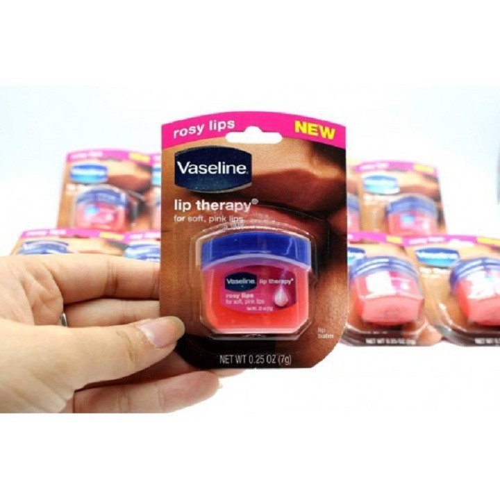 [ SIÊU SALE] Sáp dưỡng môi Vaseline 7gr, Hạn sử dụng 36 tháng kể từ ngày sản xuất.