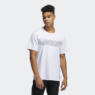 Áo thun thể thao nam adidas chính hãng màu trắng GL0455