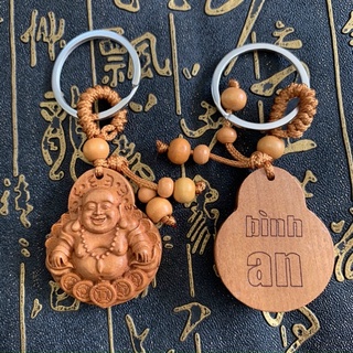 Móc khoá gỗ Bình An 🥰😘🥰