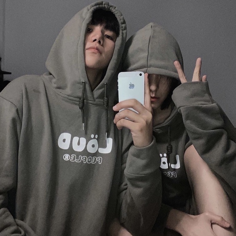 Áo hoodie LOUD Seven Heaven / Xám nâu