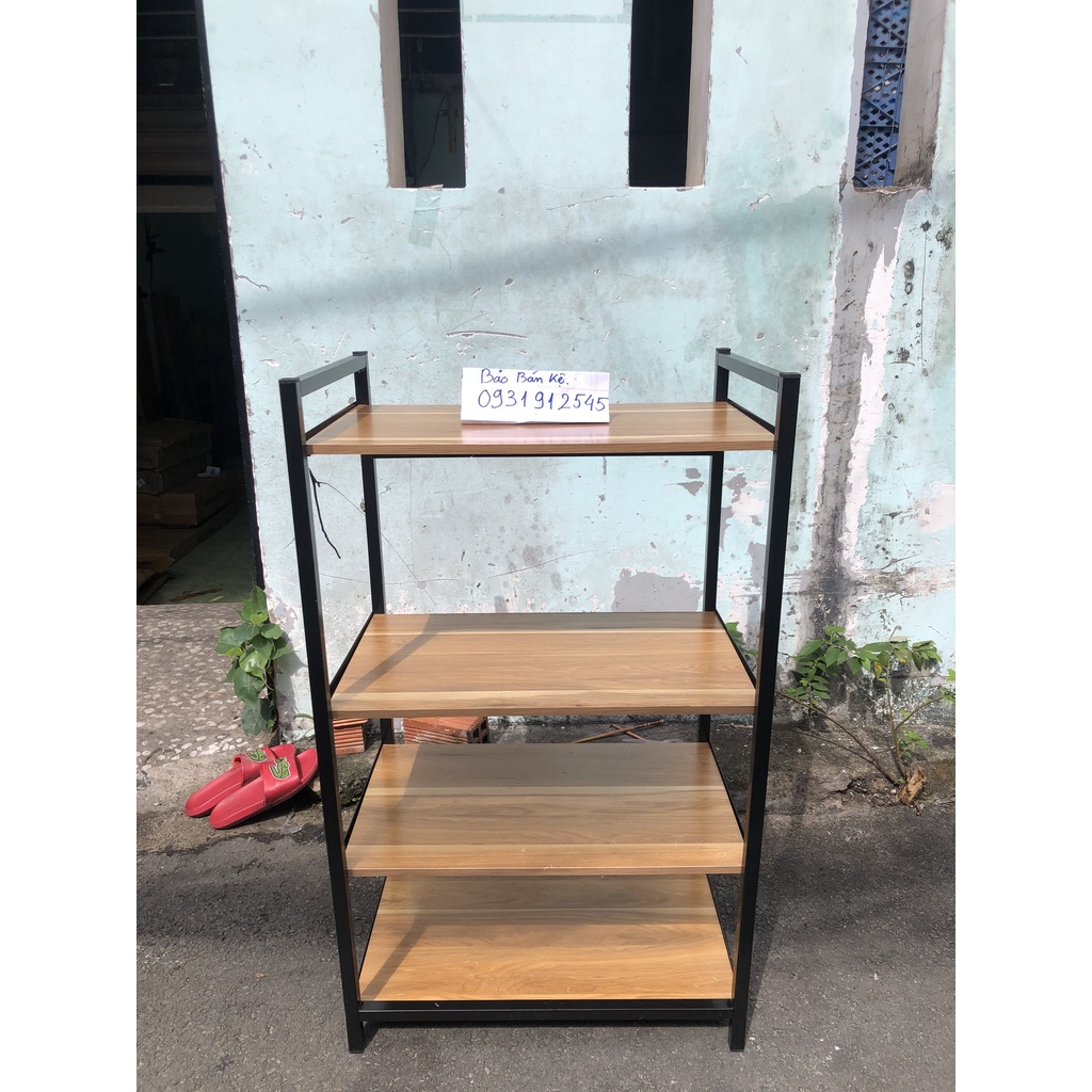 (GIAO HỎA TỐC FREESHIP TPHCM) KỆ GỖ 4 TẦNG KỆ LÒ NƯỚNG LÒ VI SÓNG NHÀ BẾP 110X60X35CM