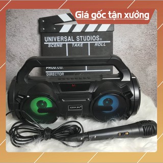 Loa bluetooth karaoke bkk b98 tặng kèm mic thỏa sức đam mê