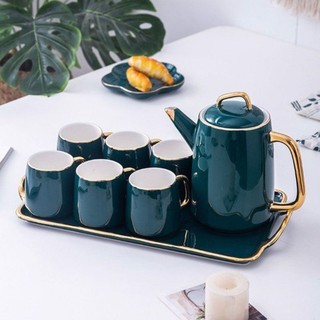 Bộ ấm trà cao cấp xanh ngọc bích