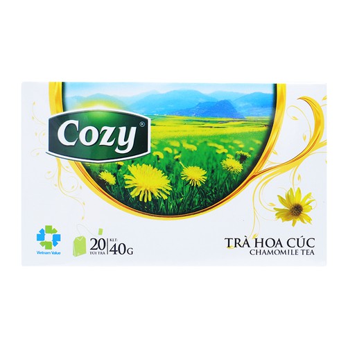 Trà Cozy Trà Túi lọc Hoa Cúc (2g x 20 gói/hộp) - TCZ013