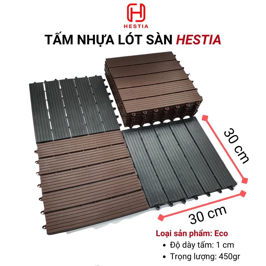 Tấm nhựa lót ban công sienna- Chuyên dụng cho trang trí sân vườn, hồ bơi, nhà tắm