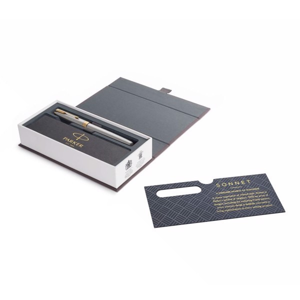 [Chính Hãng] Bút lông bi cao cấp Parker Sonnet X-ST Steel GT TB-1950800 (Hàng Nhập Khẩu)