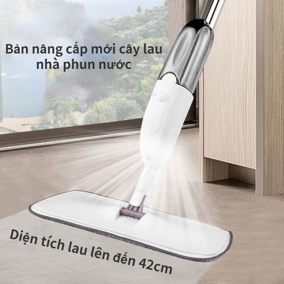 cây lau nhà cây lau nhà tự vắt thông minh cây lau nhà tự vắt Cây Lau Nhà Dạng Xịt Nước Tiện Dụng Cho Gia Đình