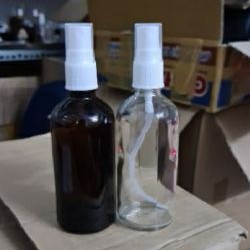 TỔNG KHO SỈ - 10 Bộ vỏ Chai thủy tinh- đựng tinh dầu: 50ml