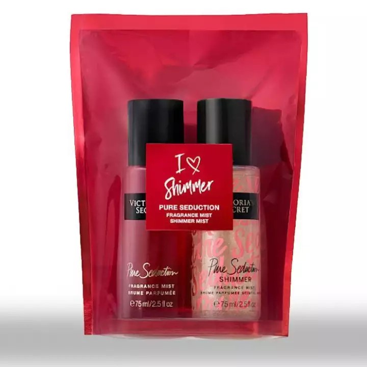 Set 2 Xịt thơm body Victoria’s Secret I Love Shimmer Gift Set  Hương thơm lãng mạng , quyến rũ , sâu sắc