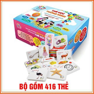 Bộ Thẻ Flashcard Theo Phương Pháp Glenn Doman - Bộ Thẻ Học Thông Minh 16 Chủ Đề Tiếng Anh Tiếng Việt Cho Bé