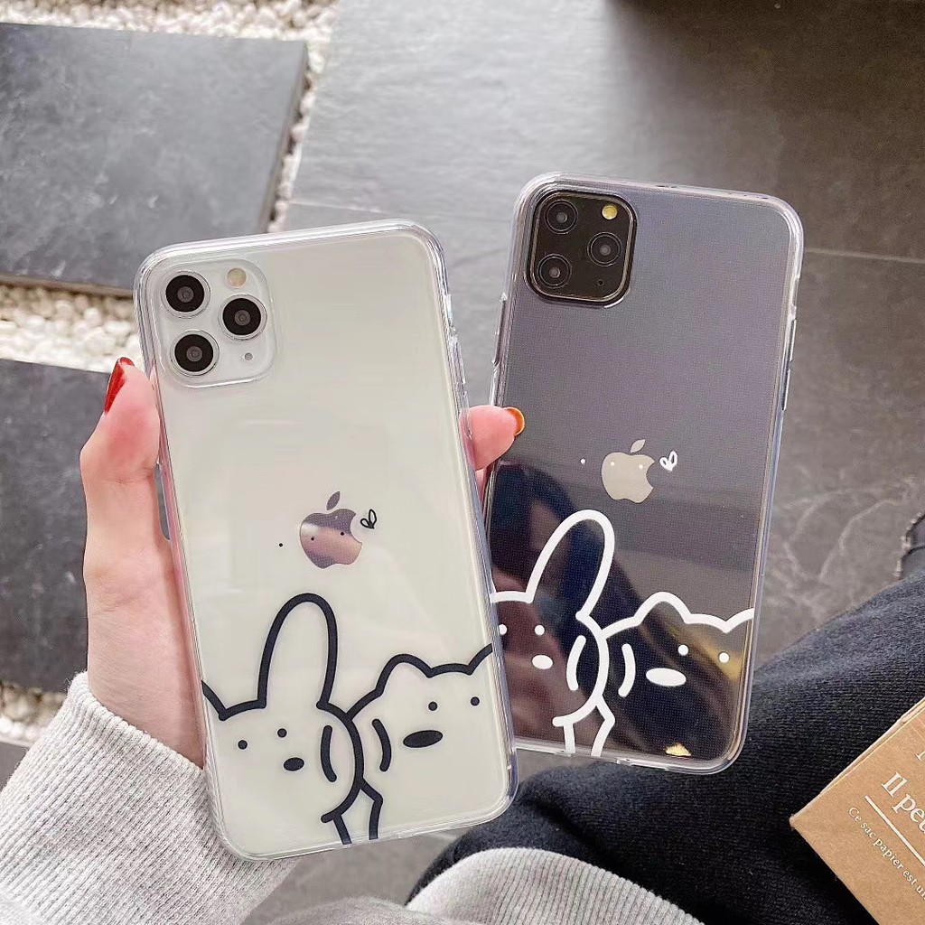 Ốp điện thoại mềm họa tiết đường nét đơn giản cho iPhone 7 8 SE2020 plus X XS XR XSmax 11 Pro Promax | BigBuy360 - bigbuy360.vn