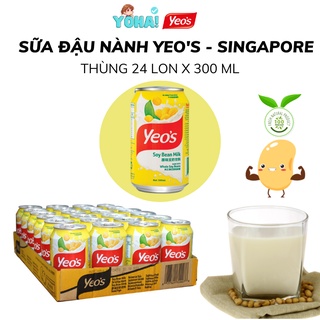 Thùng Sữa Đậu Nành Yeo's - Thương hiệu Singapore