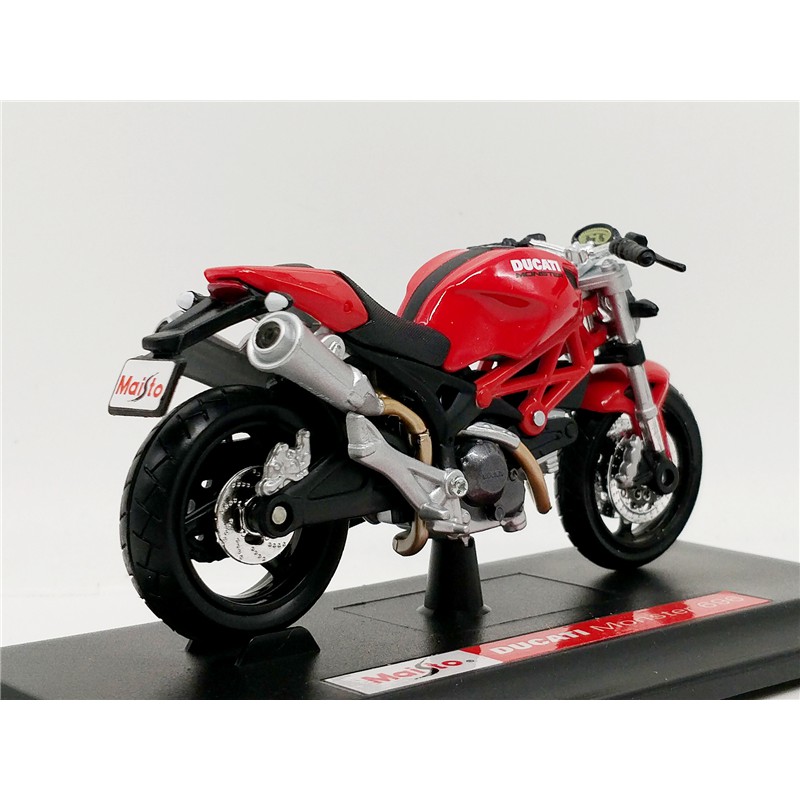 XE MÔ HÌNH - MOTO Siêu xe Ducati Monster 696 - MAISTO tỷ lệ 1:18