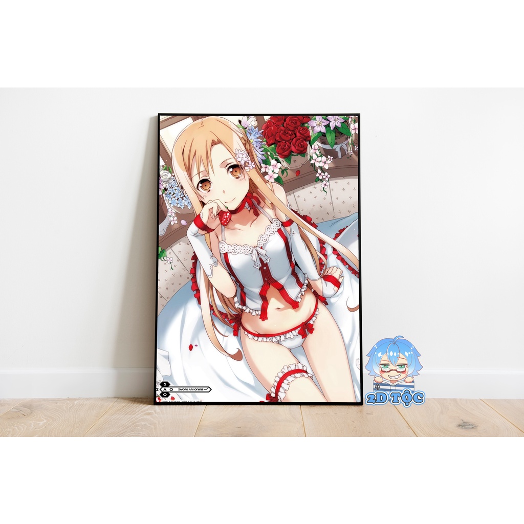 Ảnh poster A3 Yuuki Asuna (6) Anime Manga Light Novel Sword Art Online  chất liệu giấy cao cấp - 2D Tộc Shop