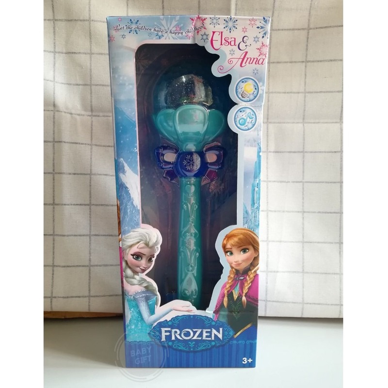 Gậy Đồ Chơi Có Đèn Led Phát Nhạc Hình Elsa Anna Trong Phim Frozen