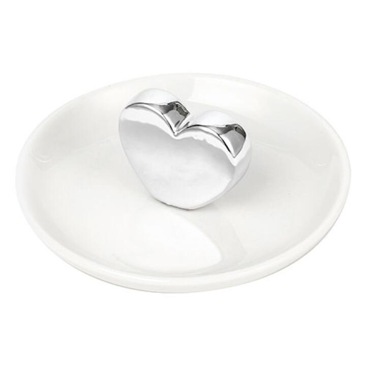 Khay Đựng Trang Sức Phụ Kiện ARTBOX Hàn Quốc Thiết Kế Trái Tim (Màu Bạc)