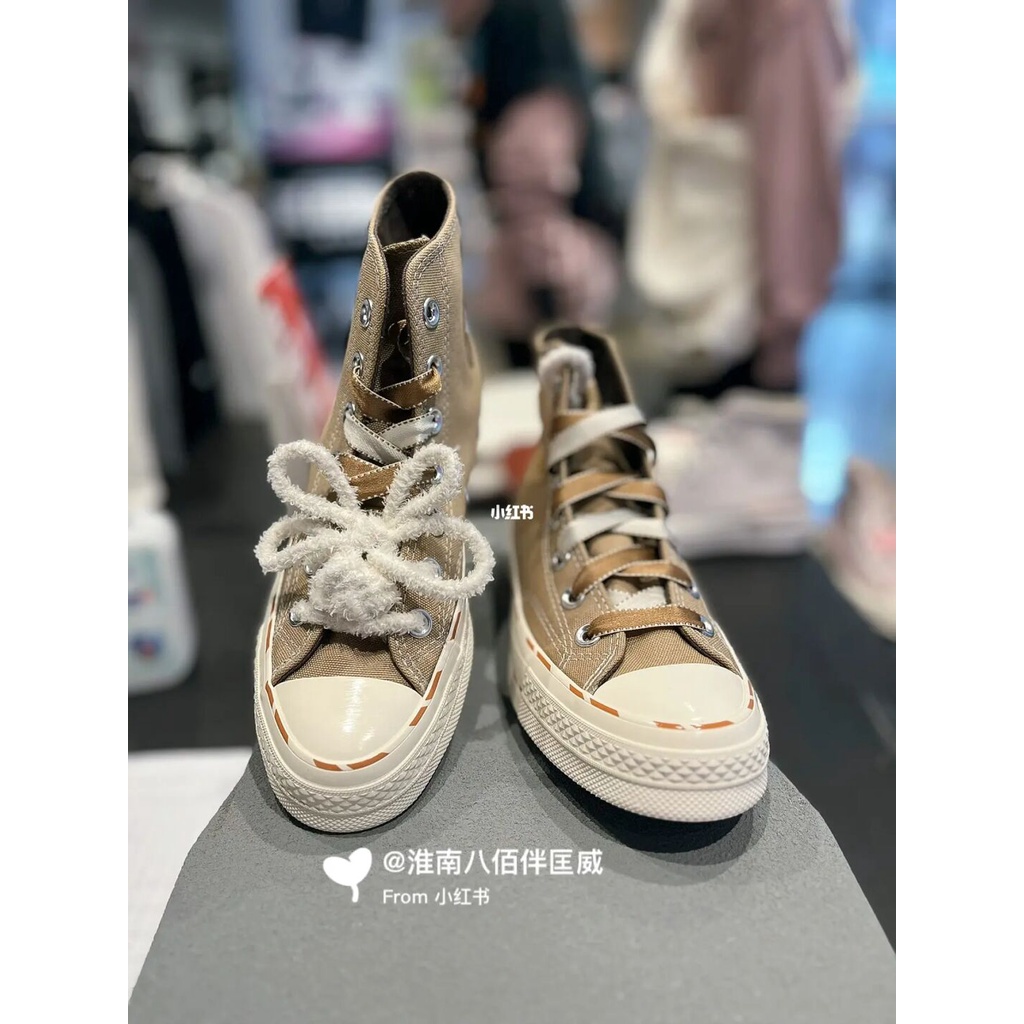 Giày Thể Thao Converse Cookie Superman Cookie Khaki Phối Ren Thời Trang Thường Ngày Cho Nam Và Nữ-1783