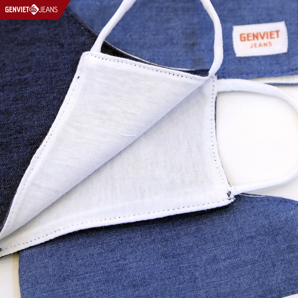 Set 5 Khẩu Trang Jeans Genviet Kháng Khuẩn G1199J1389