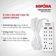 Ổ cắm điện 10 lỗ SOPOKA 2m,4m,6m [chính hãng bảo hành 1 năm]