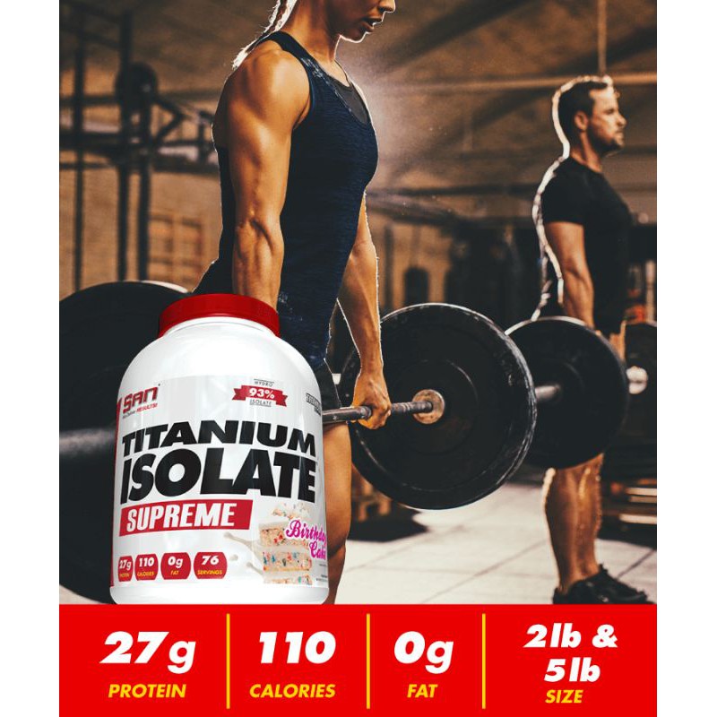 Titanium Isolate Whey Tăng cơ 100% Isolate Hydrolyzed 75 serving