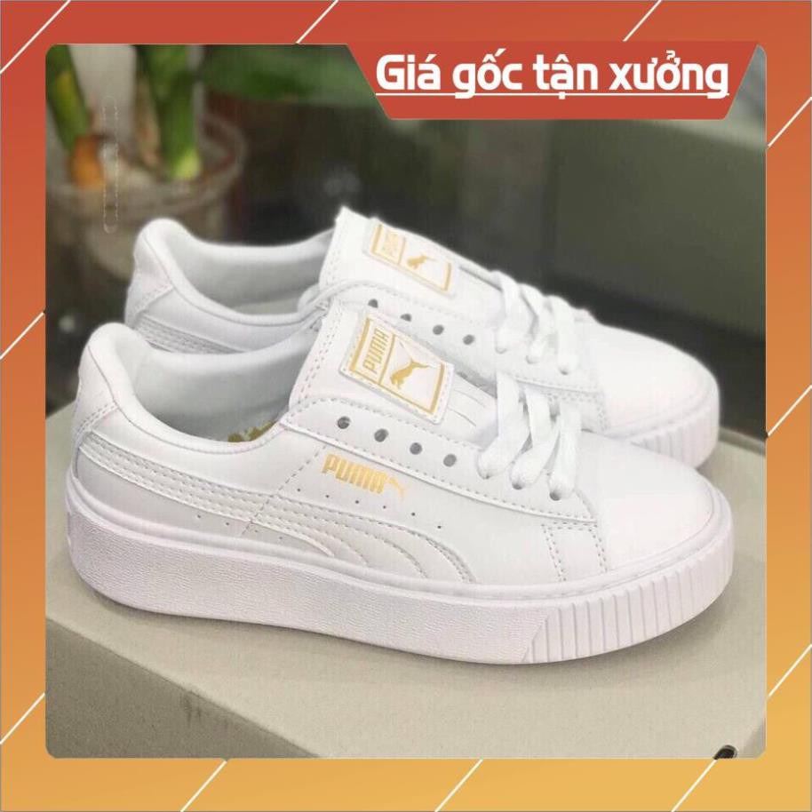 [ Freeship - Xả kho ] Giày thể thao puma nữ, Giày puma trắng