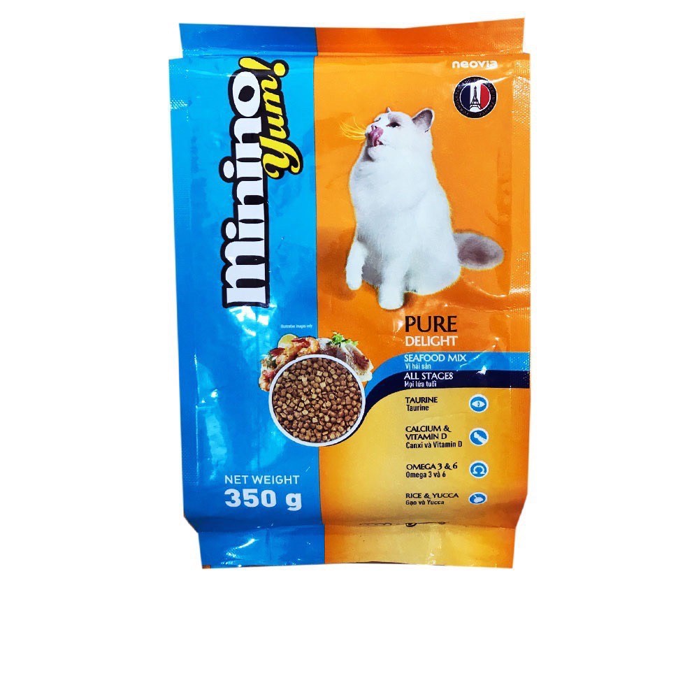 Thức ăn mèo MininoYum 350gr cho mèo mọi lứa tuổi