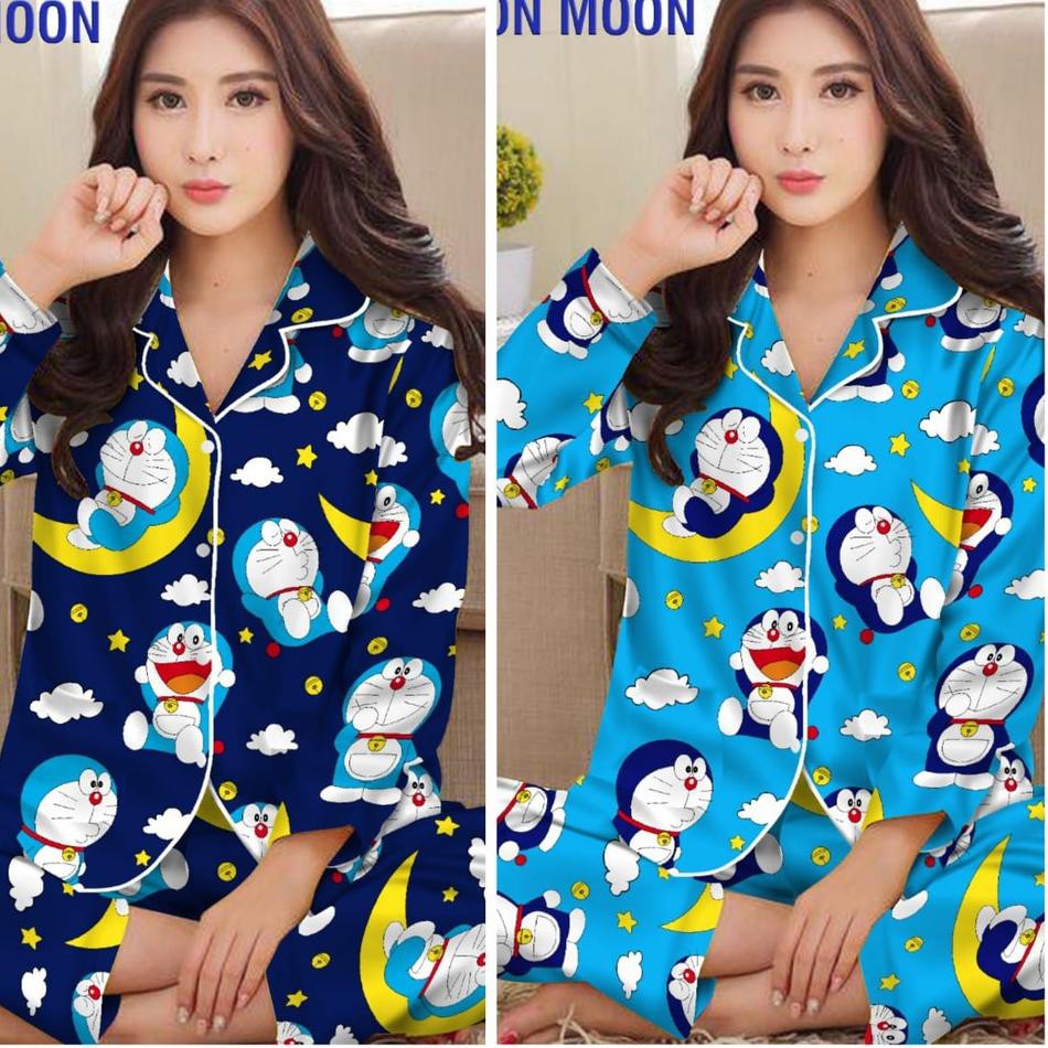 Bộ Đồ Ngủ Pijama In Hình Doraemon Đáng Yêu Cho Nam