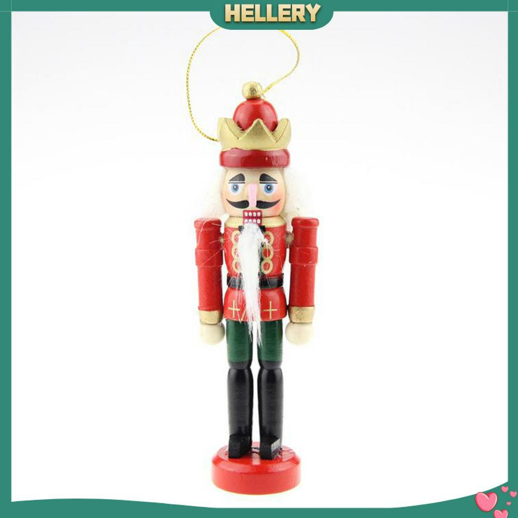 Set 6 Mô Hình Lính Mini Bằng Gỗ Dùng Trang Trí Giáng Sinh