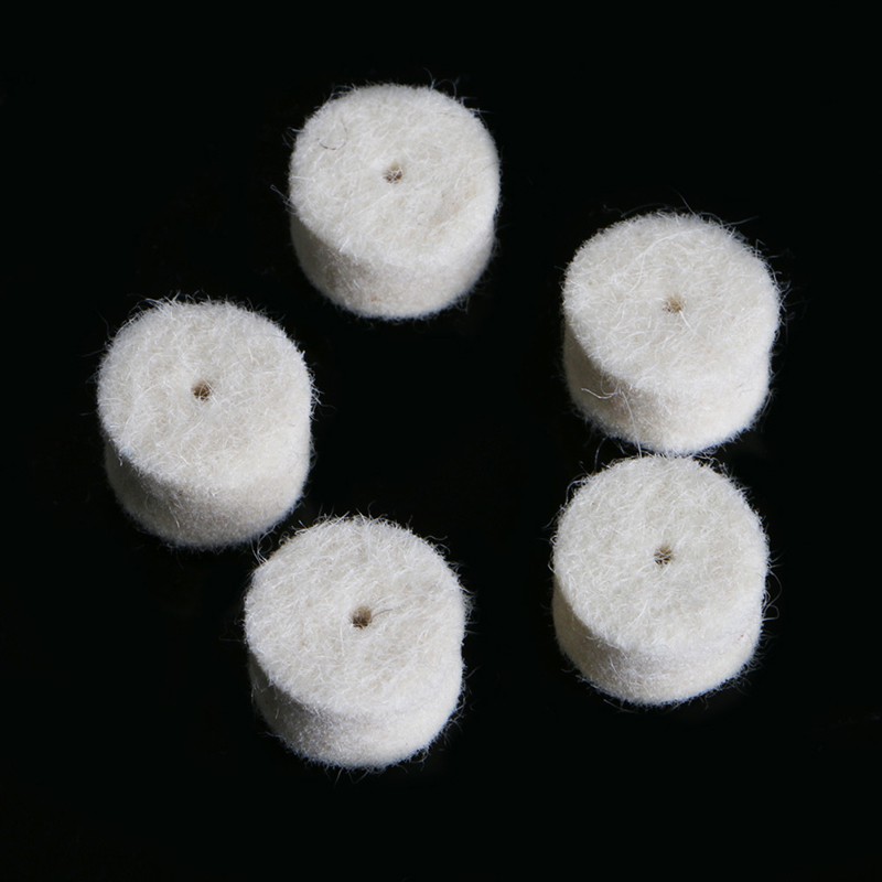Bộ 100 Miếng Len Đánh Bóng 13mm + 2 Đầu Mài