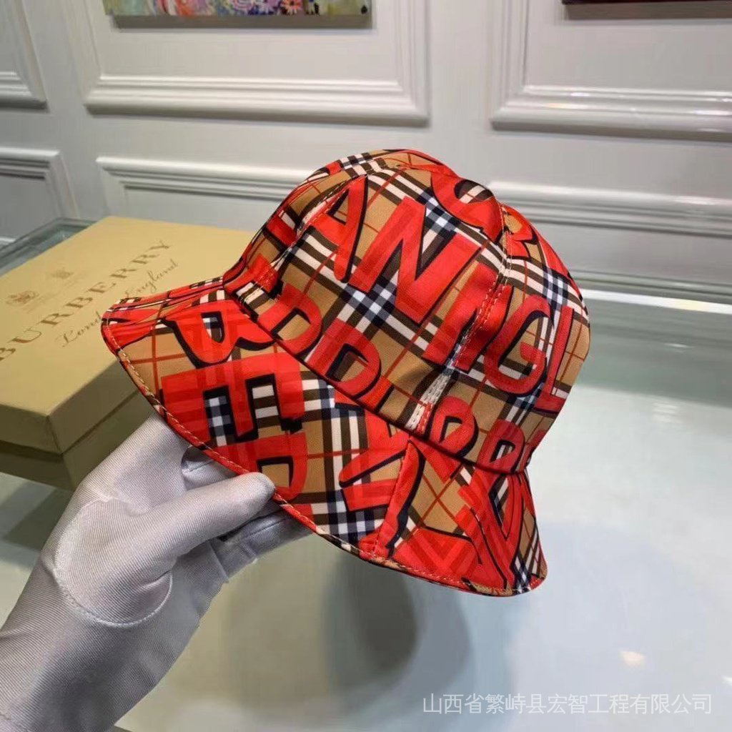 Mũ Lưỡi Trai Thêu Chữ Burberry Màu Cầu Vồng Thời Trang Dành Cho Nam Và Nữ H14