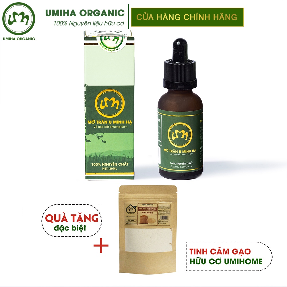 Mỡ Trăn triệt lông U Minh Hạ (10/30ml) nguyên chất UMIHA ORGANIC | Dùng cho chân tay nách và vùng kín an toàn hiệu quả