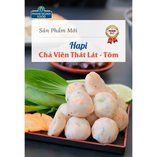 [CÁ VIÊN] Tôm Viên Chả Cá Thát Lát - Hapi Chả Viên Thát Lát Tôm 500GR (Giao hàng khu vực Hà Nội siêu tốc)