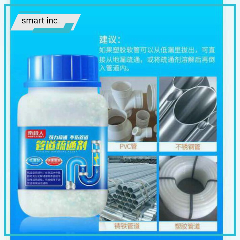 Bột Thông Tắc Khử Mùi Cống Bồn Cầu 🏆HOT🏆 Gói Thuốc Cho Đường Ống Rửa Bát Dầu Mỡ Bể Phốt Nghẹt Cực Mạnh