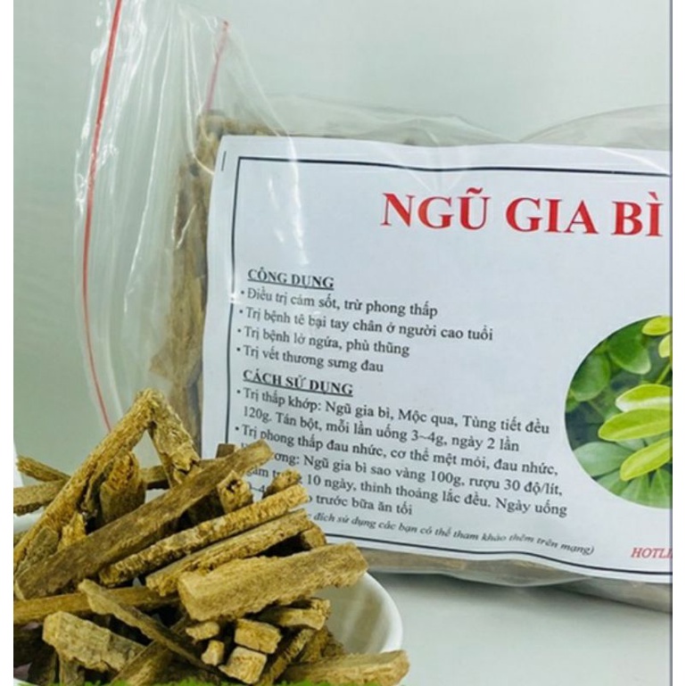 Ngũ Gia Bì Chân Chim - 1kg Gia Bì Vỏ - Hàng chuẩn, mới, sạch, khô