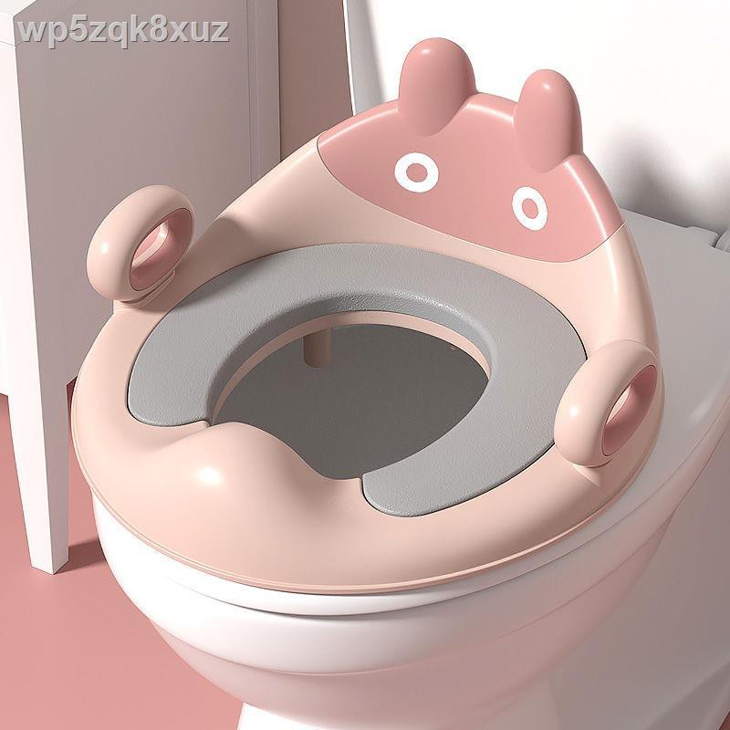 ﹉Bé lớn nhà vệ sinh trẻ em chỗ ngồi nữ mới biết đi trai đệm giữ bô nắp hộ gia đình