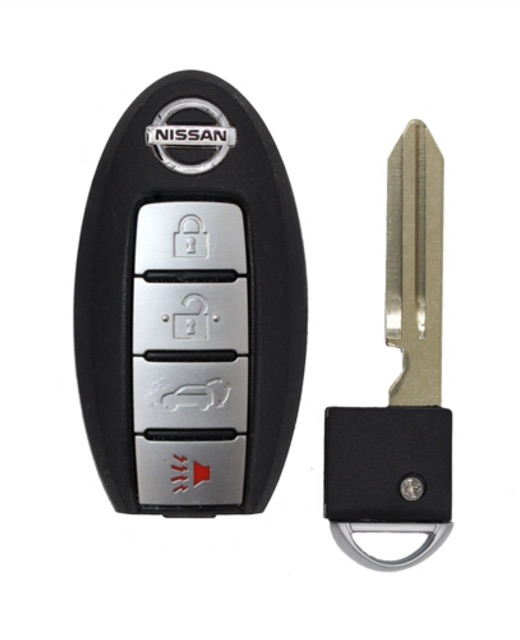 Bao Da Khoá Thông Minh smart key Nissan 4 nút