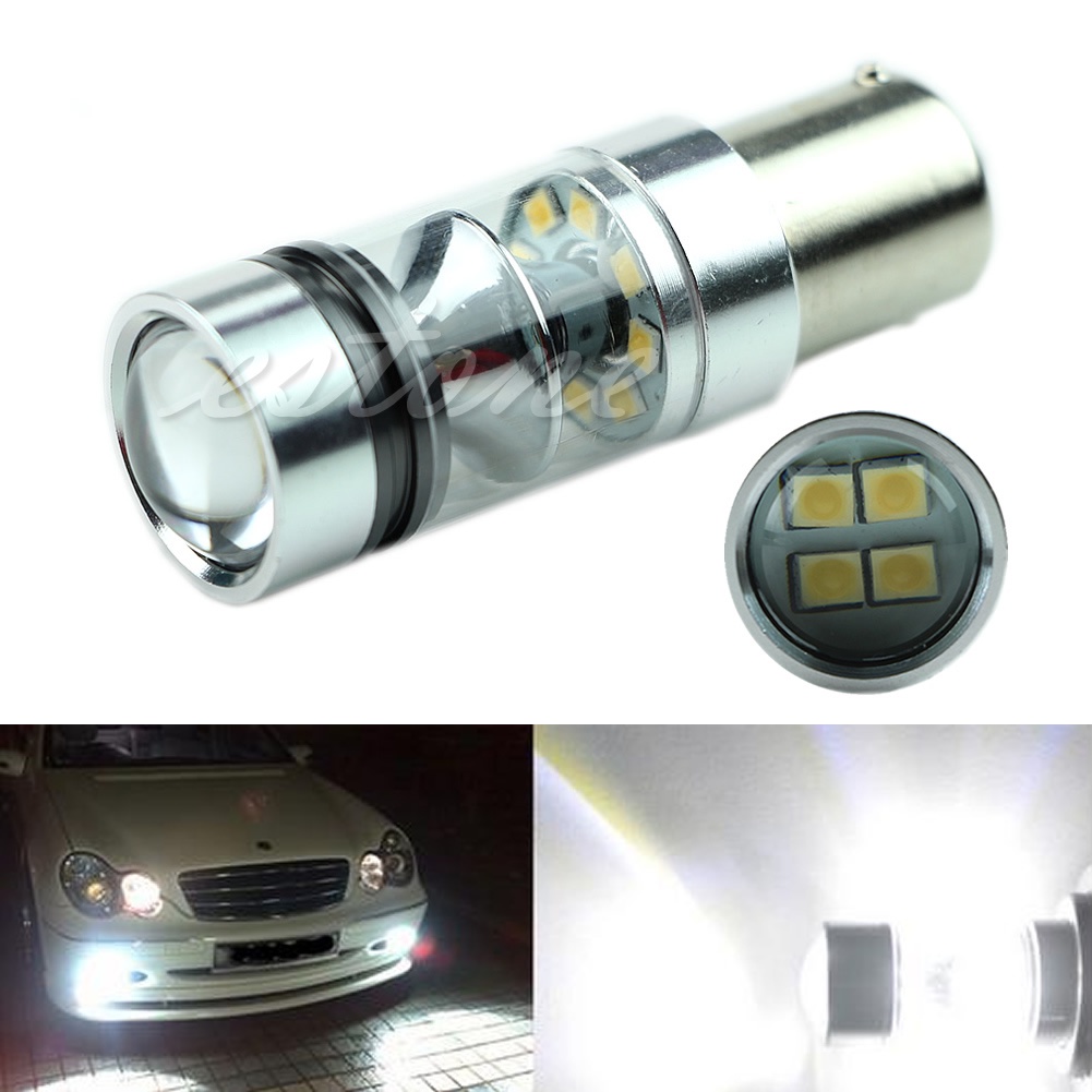 Bóng Đèn LED DRL Phá Sương Mù 1156 BA15S 100W 20-SMD