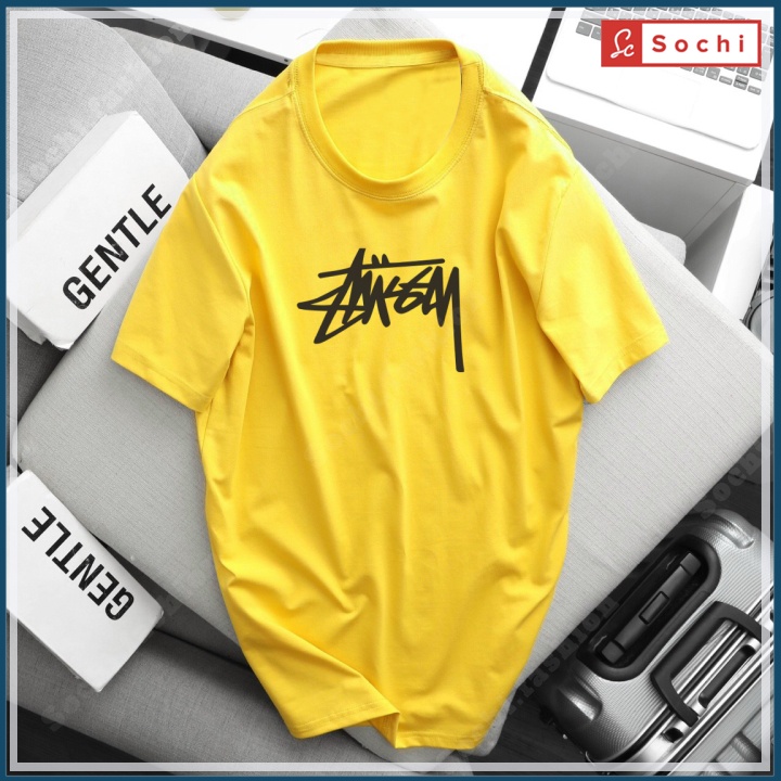 Áo thun cotton nam, áo thun nam tay ngắn cổ tròn, thời trang in hình trước ngực CZ.91